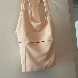 Old Navy Active Cream Tank Top